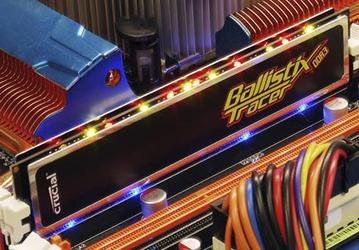 Crucial Ballistix Tracer DDR3 — первая в мире память DDR3 со «светомузыкой» и «синими писалками»